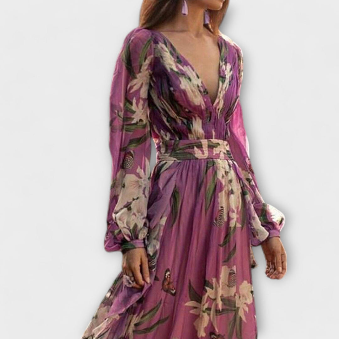 Hochwertiges Elegantes Maxikleid