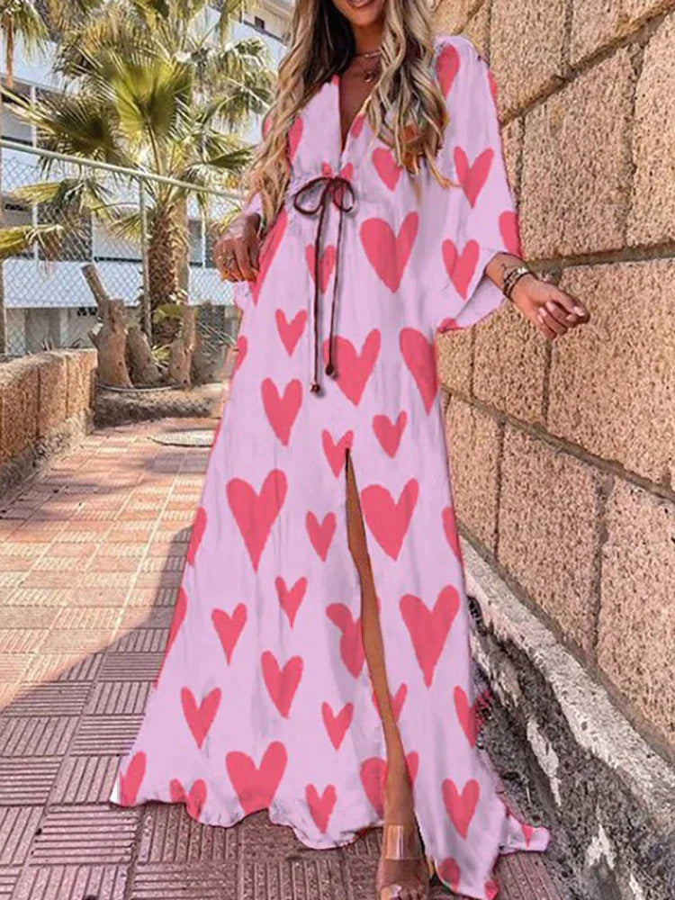 Nora - Stilvolles Buntes Kleid