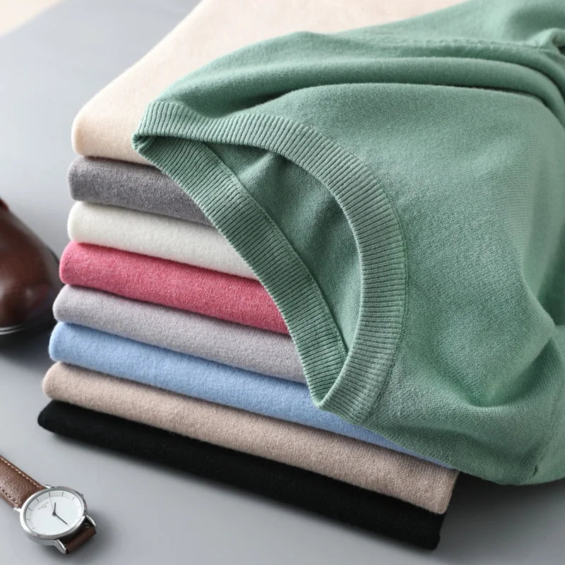 HERRREN LEICHTGEWICHT KASCHMIR T-SHIRT – ULTRA WEICHES TRAGEGEFÜHL