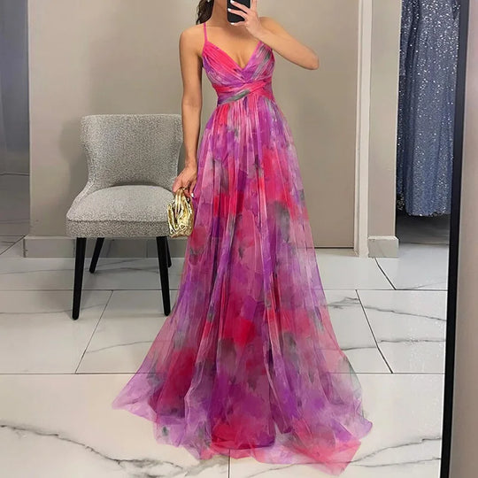 PENELOPE | BEZAUBERNDES MAXIKLEID MIT BLUMENDRUCK