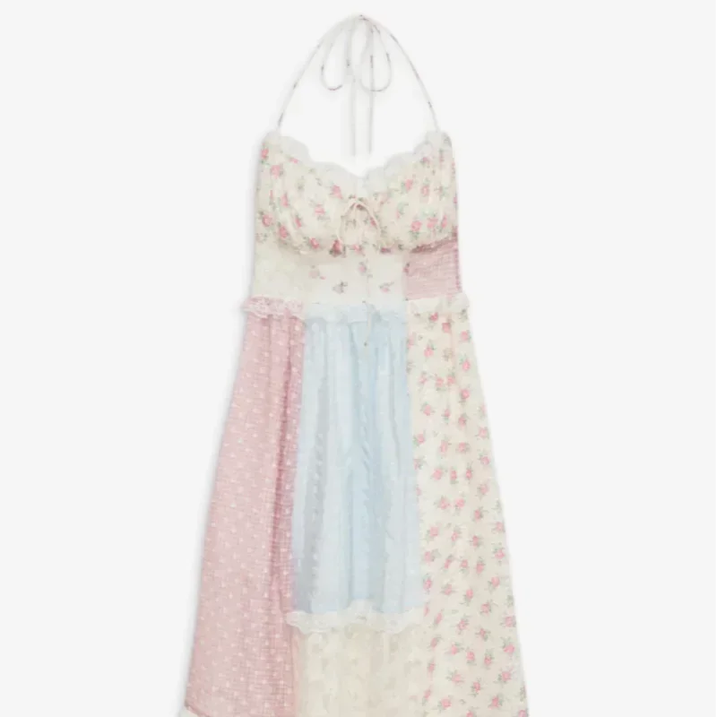 CYRILLE – ELEGANTES PATCHWORK MAXIKLEID