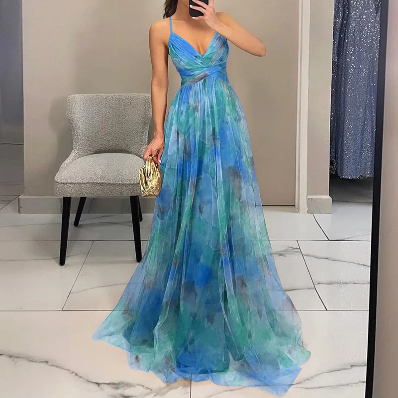 PENELOPE | BEZAUBERNDES MAXIKLEID MIT BLUMENDRUCK