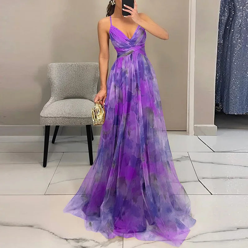PENELOPE | BEZAUBERNDES MAXIKLEID MIT BLUMENDRUCK
