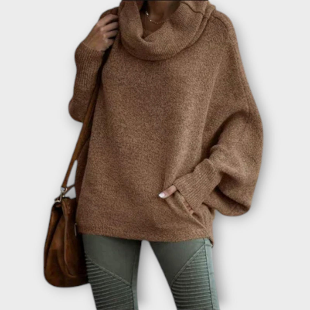 Eleganter Damensweater in Schildpatt
