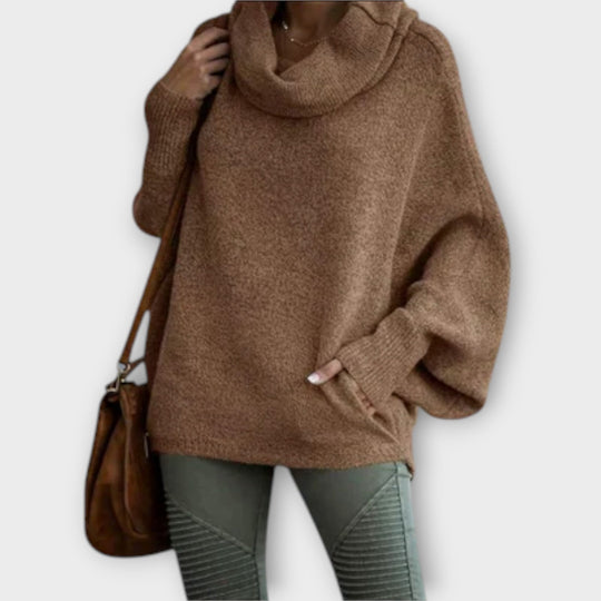 Eleganter Damensweater in Schildpatt
