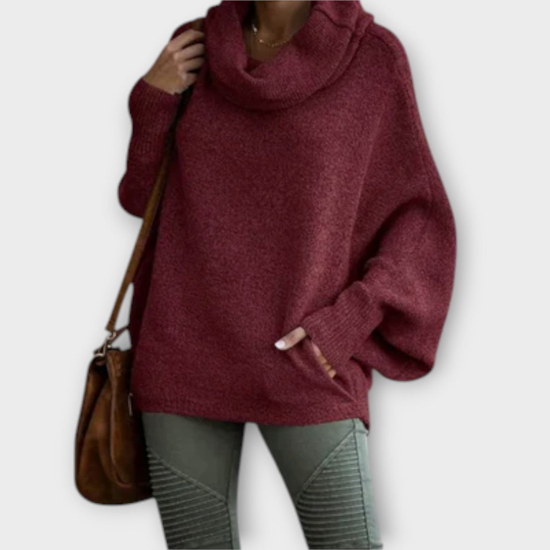 Eleganter Damensweater in Schildpatt