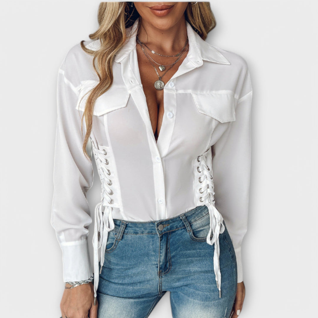 Bluse mit langen Ärmeln