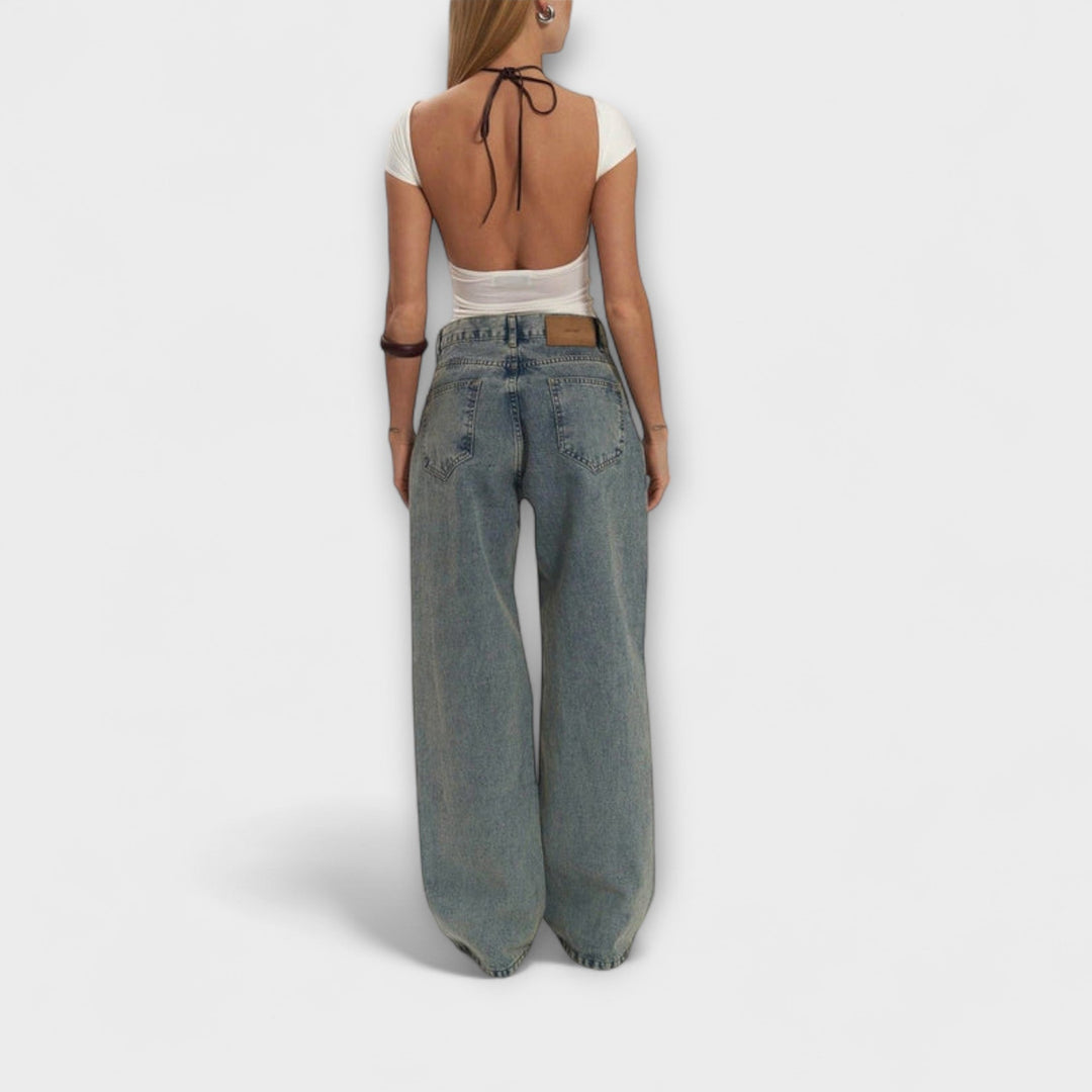 TRIXIE KLARE BLAUE DENIM JEANS – HOHER TRAGEKOMFORT UND STIL