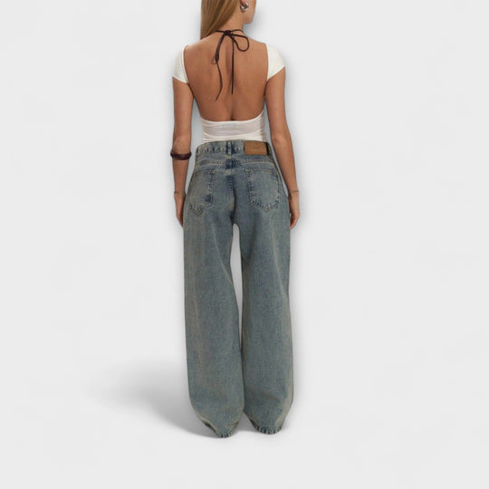TRIXIE KLARE BLAUE DENIM JEANS – HOHER TRAGEKOMFORT UND STIL