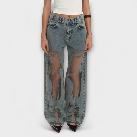 TRIXIE KLARE BLAUE DENIM JEANS – HOHER TRAGEKOMFORT UND STIL
