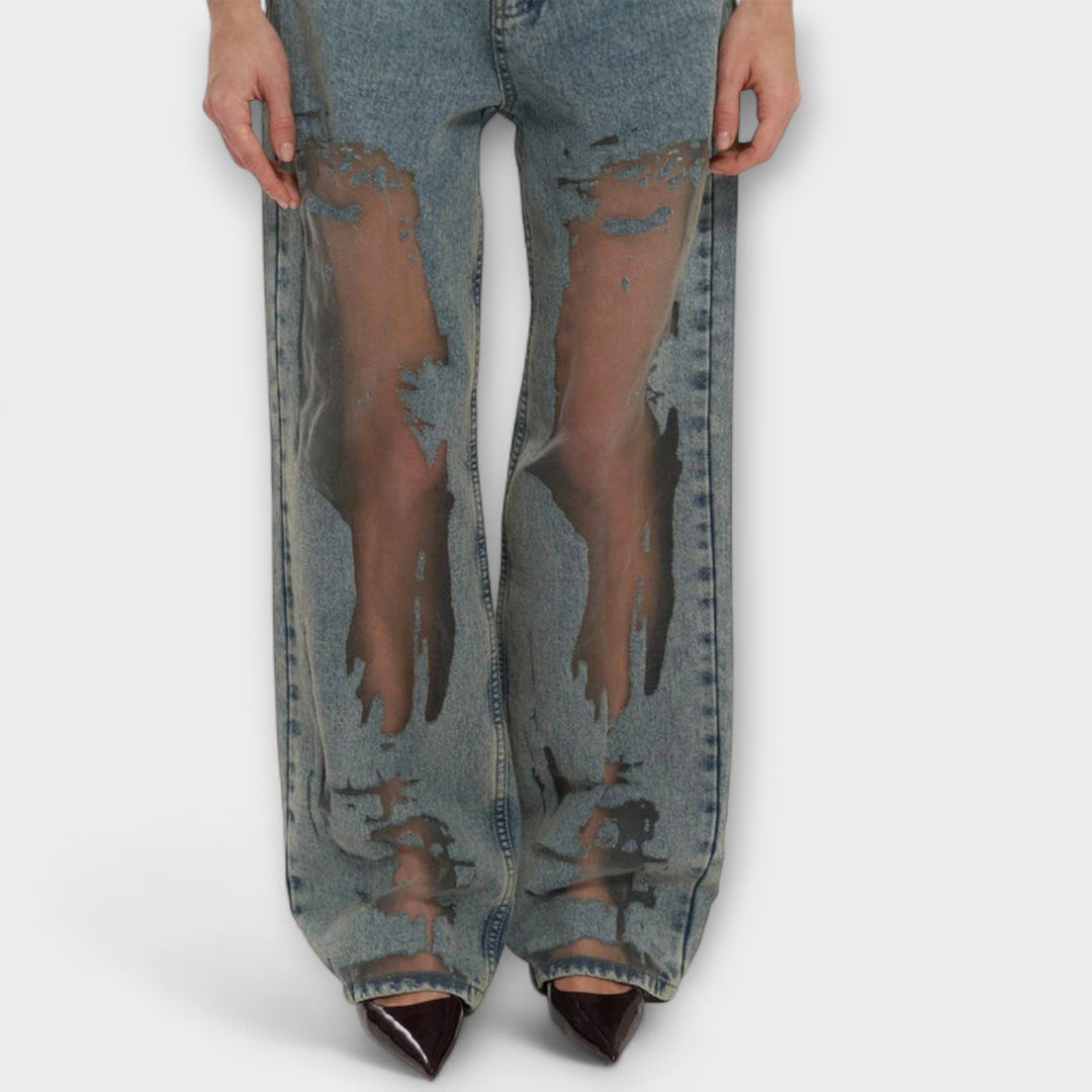 TRIXIE KLARE BLAUE DENIM JEANS – HOHER TRAGEKOMFORT UND STIL