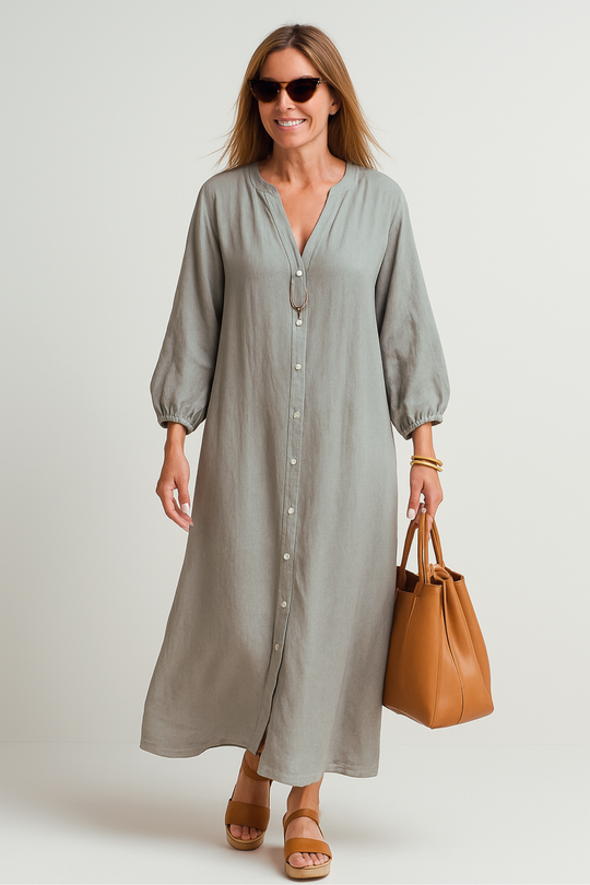 LIORA – ELEGANTES LEINENKLEID FÜR SOMMER