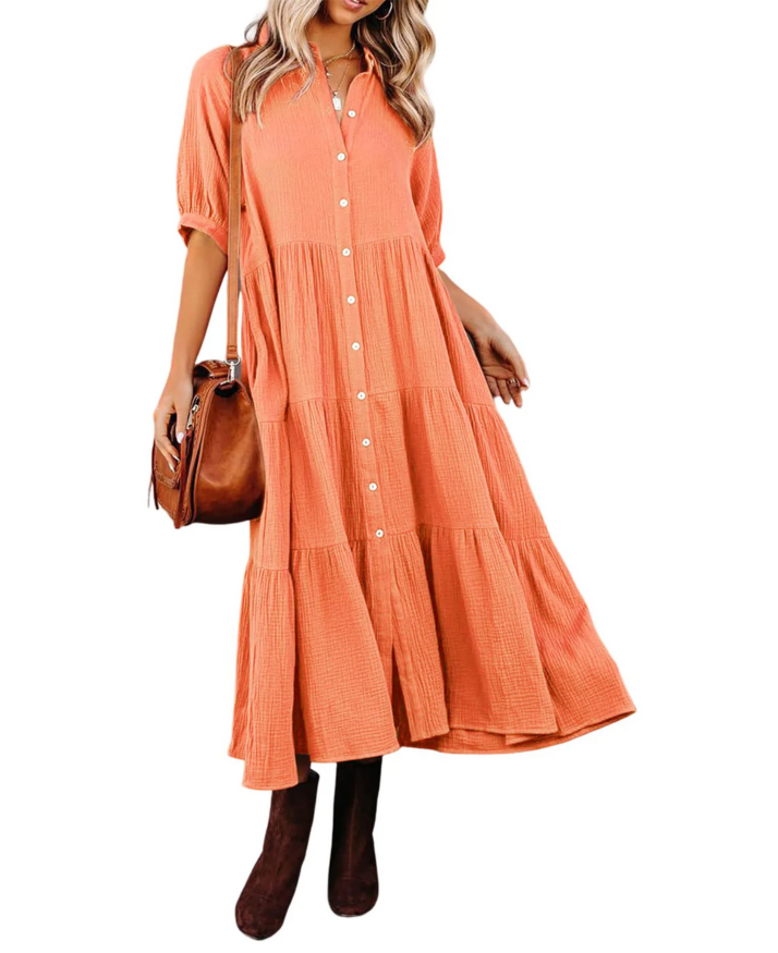 CLEA – ELEGANTES KOMFORTHEMD Kleid