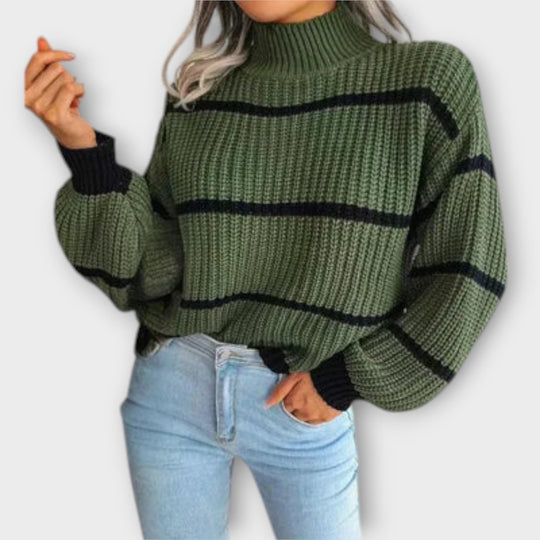 Pullover mit Streifen