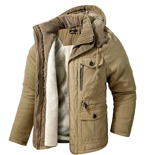 Polo - Winterjacke mit Kapuze und Innenfutter für Herren