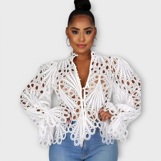 Asymmetrische Bluse