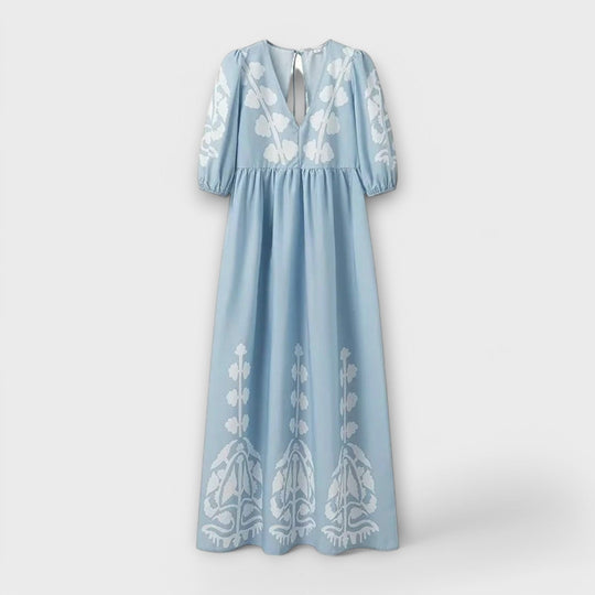 Bedrucktes Kleid für mühelose Eleganz