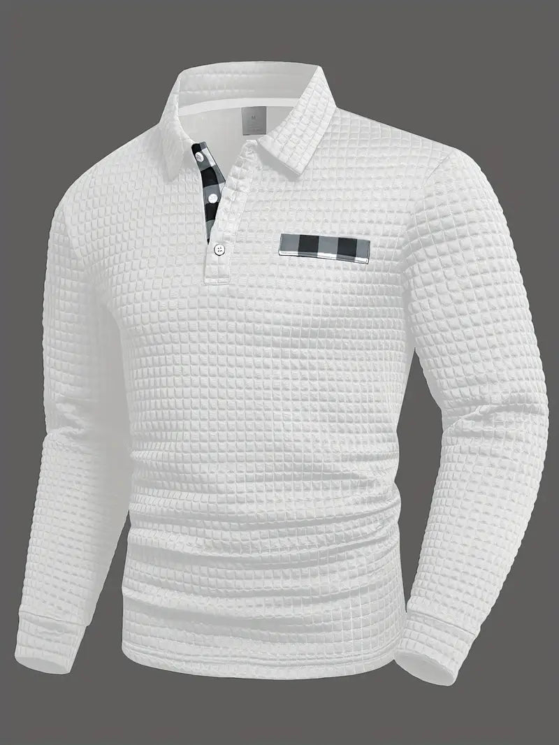 Hughes – Lässiges Dick Gestricktes Hemd Mit Knöpfen