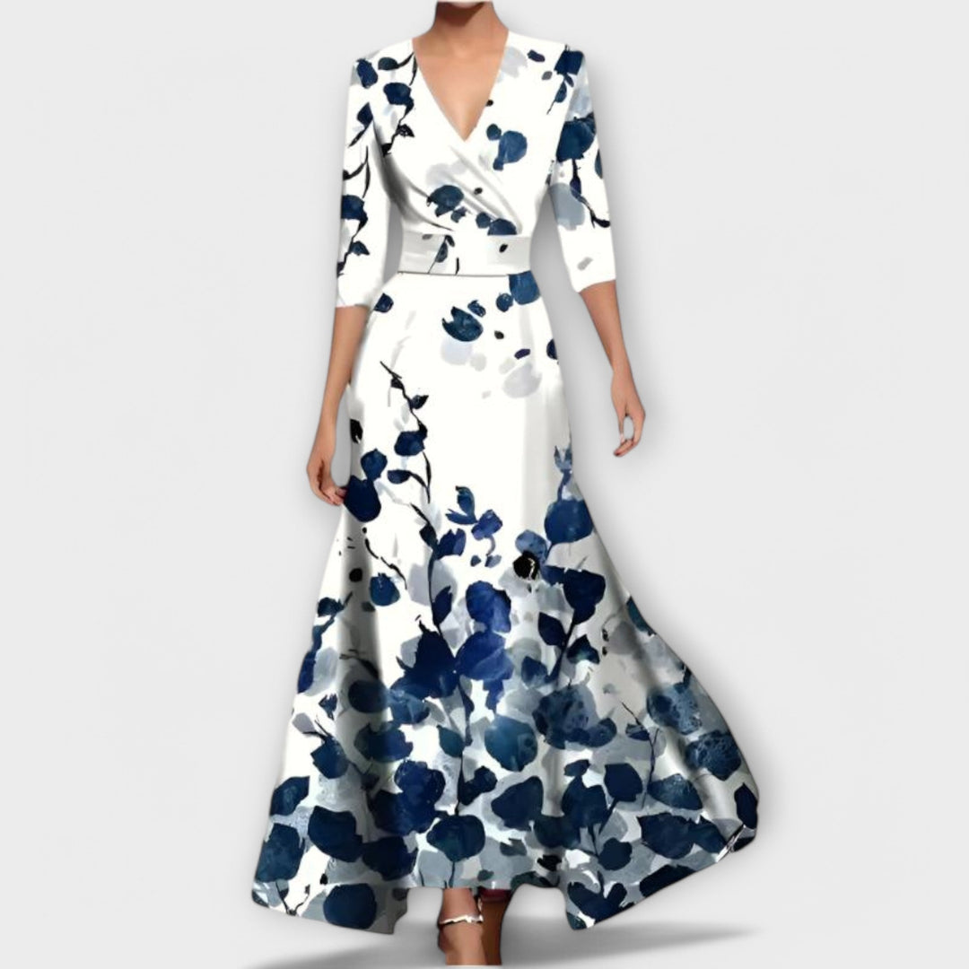 Elegantes Mouwen Design Damenkleid