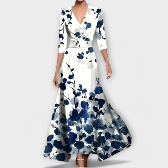 Elegantes Mouwen Design Damenkleid