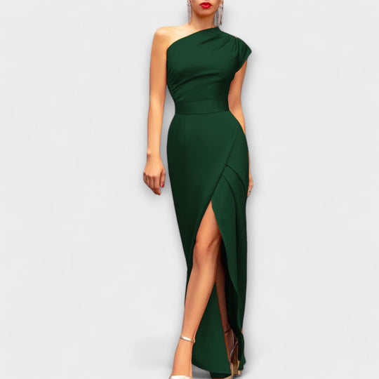 Elegantes asymmetrisches Abendkleid