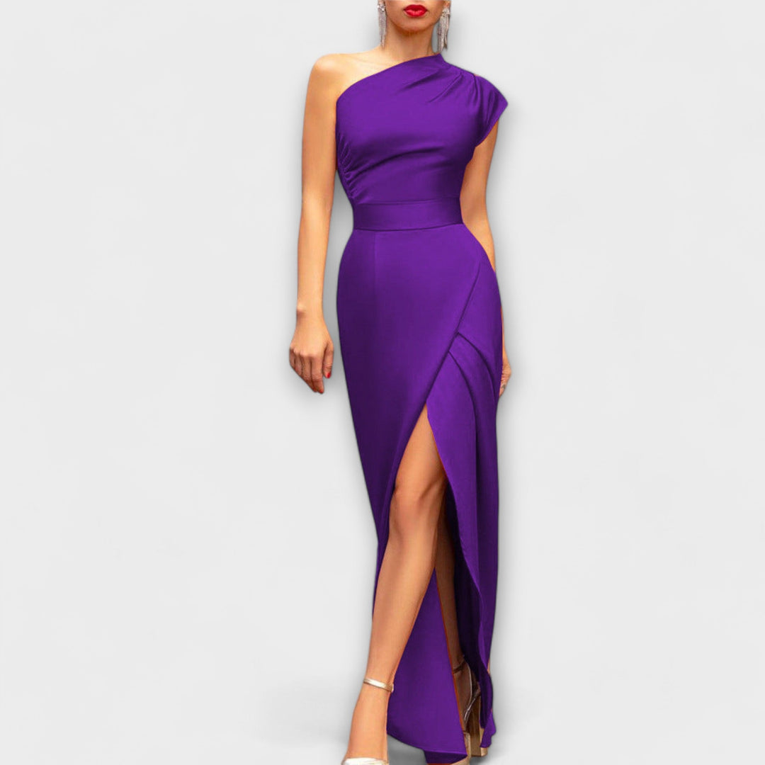 Elegantes asymmetrisches Abendkleid