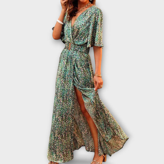 Dorothy - Bohemian V-hals Maxi Jurk