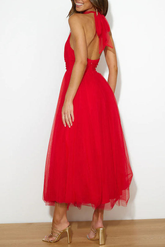ROSE | ELEGANTES LANGES KLEID