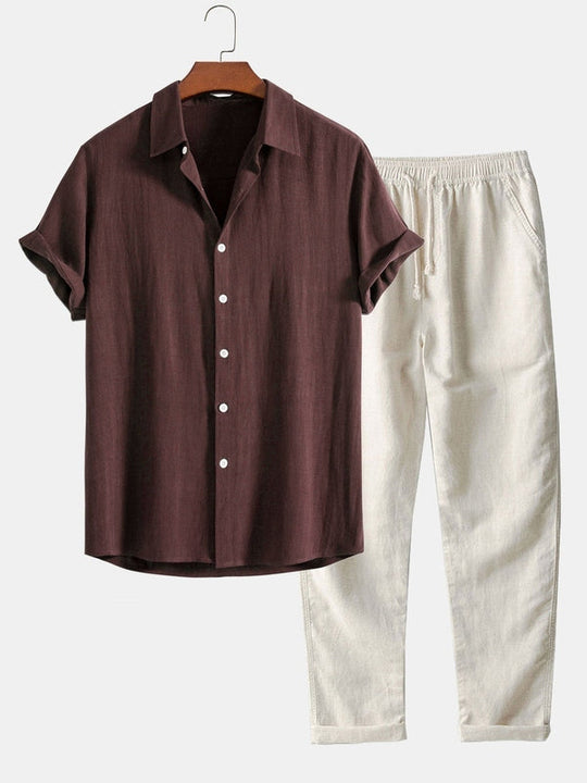 LUCA - LUXE LEINEN HEMD & HOSE SET