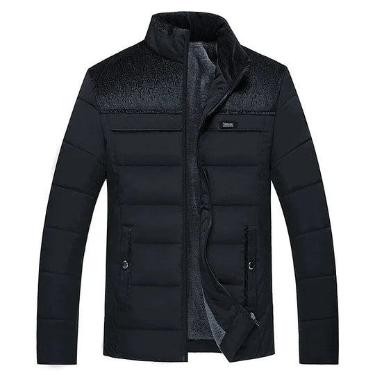 Elegante wattierte Pufferjacke