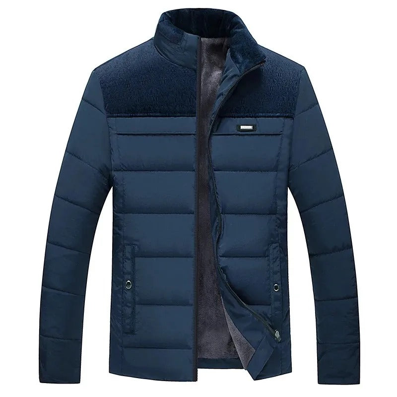 Elegante wattierte Pufferjacke
