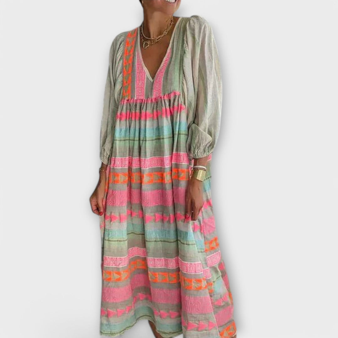 Hermine - Lebendige Lockere Kleid