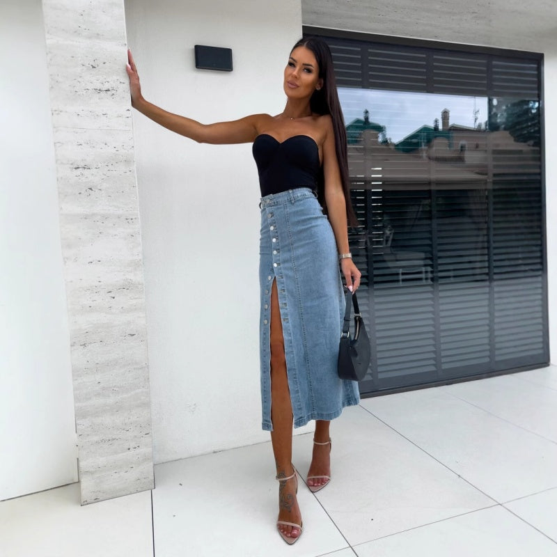 CHIARA – MODISCHER FIGURBETONTER JEANSROCK