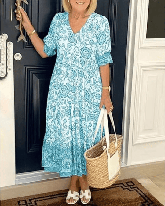 VELORA – ELEGANT KOMFORTABEL SOMMERKLEID