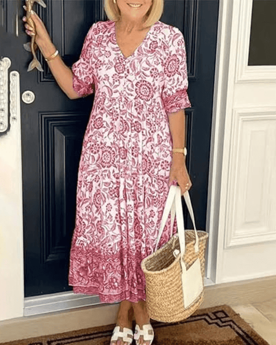 VELORA – ELEGANT KOMFORTABEL SOMMERKLEID