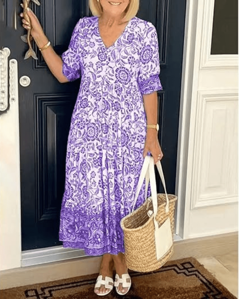 VELORA – ELEGANT KOMFORTABEL SOMMERKLEID