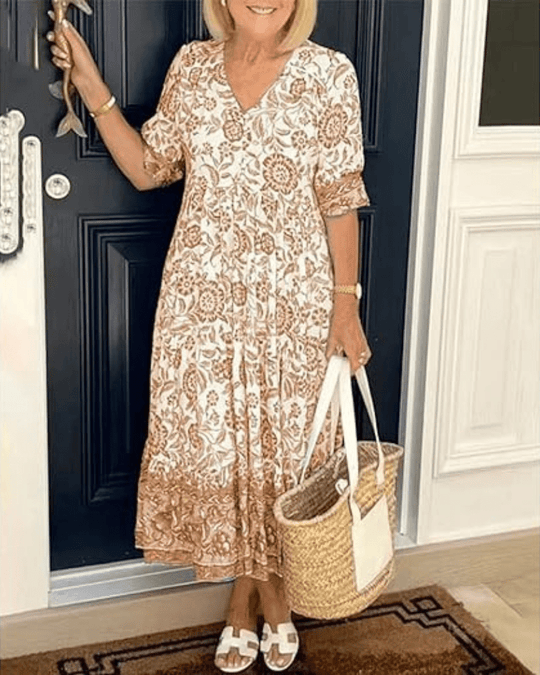VELORA – ELEGANT KOMFORTABEL SOMMERKLEID