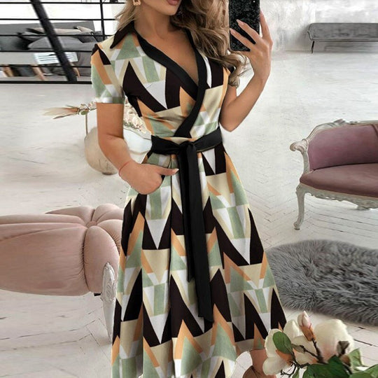 Fintan | A-Linie Krawatte Damen Kleid